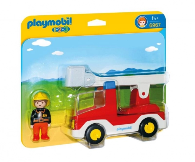 Playmobil 1.2.3 Feuerwehrauto