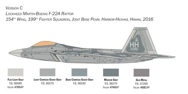 Modell Lockheed Martin F-22A Raptor