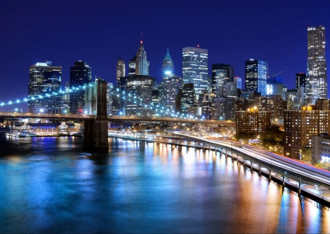 Puzzle New York bei Nacht 2000 Teile