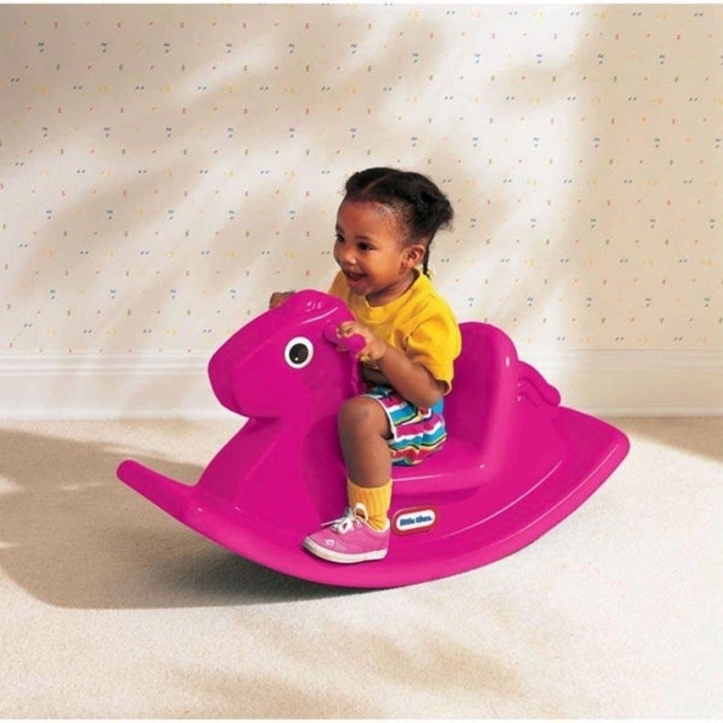 Kleines Tikes Schaukelpferd Pink