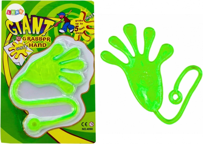 Klebriger Griff Flexibler Glut Slime grün