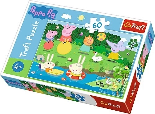 Peppa Wutz Puzzle am Teich 60 Teile