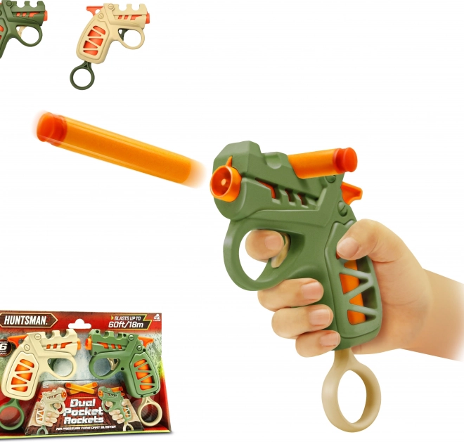 Huntsman Taschenpistolen-Set mit Rückzug, 13 cm