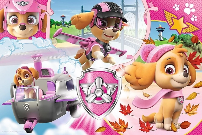 Puzzle 100 Teile - Paw Patrol Skye in Aktion