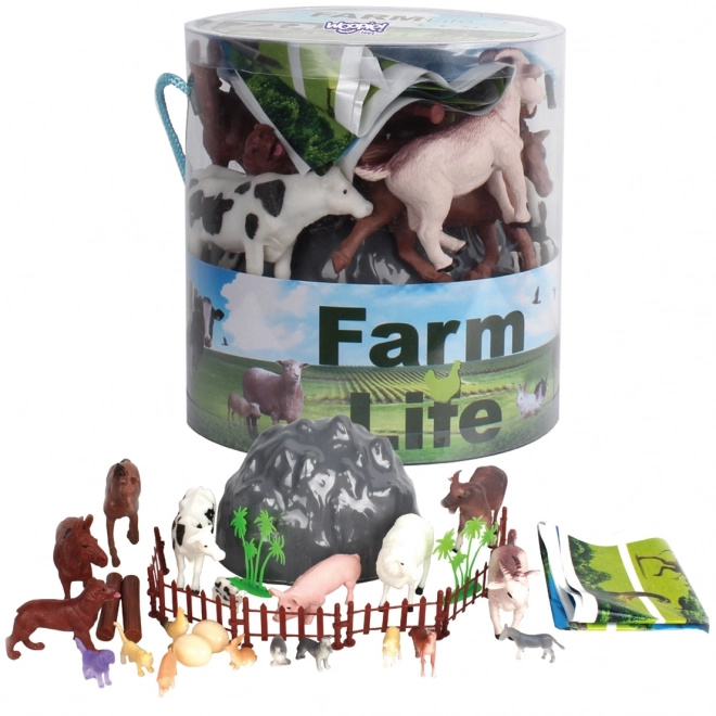 Woopie Tierfiguren Bauernhof Set 34-teilig