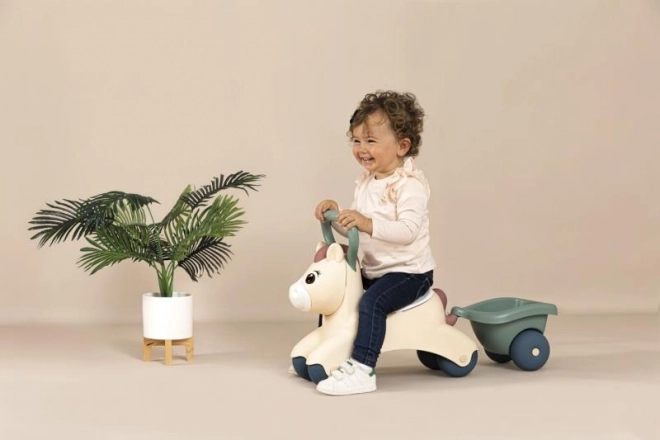 Ergonomisches Kinder-Laufrad Pony mit Anhänger