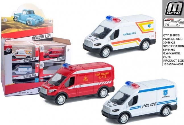Rettungsfahrzeuge mit Aufziehmotor