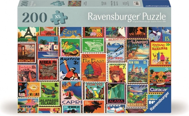 Ravensburger Puzzle: Briefmarken aus aller Welt - 200 Teile