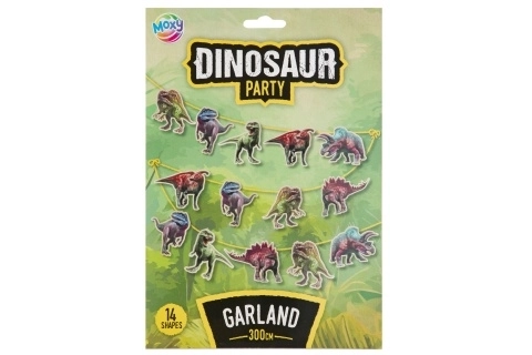 Papiergirlande Dinosaurier