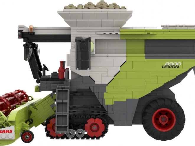Bausteinset Brixies Plus Claas Lexion 8900 Terra Trac mit Anhänger