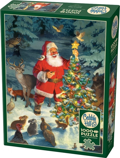 Puzzle Santas Weihnachtsbaum 1000 Teile von Cobble Hill