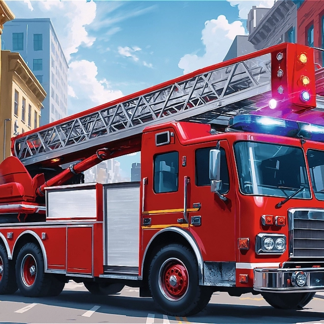 Puzzle Feuerwehrauto 60 Teile