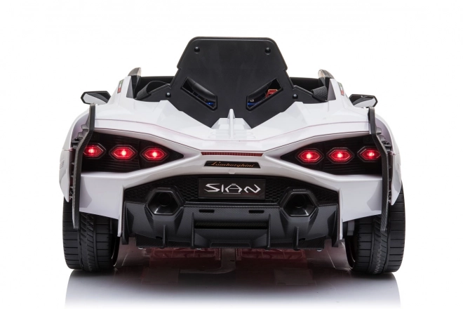 Lamborghini SIAN Kinderauto mit Batterie und Fernbedienung – Weiß