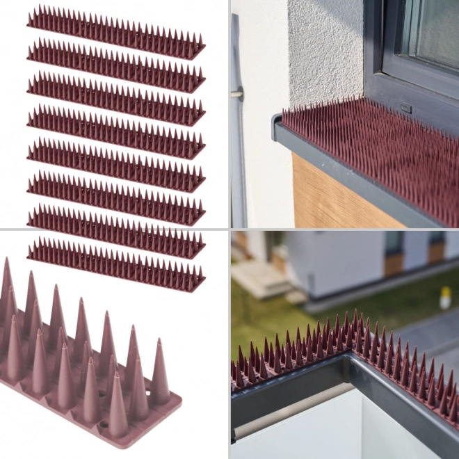 Abwehrspitzen für Tauben braun 8 Stk. 43 cm