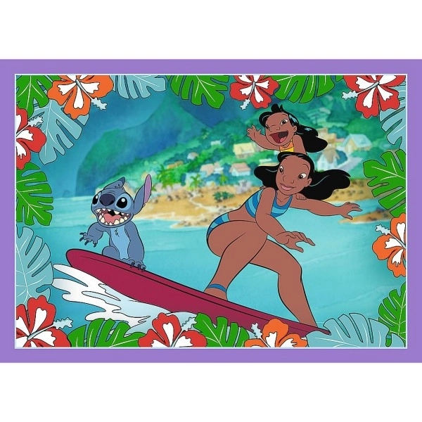 Puzzle Verrückter Tag mit Lilo & Stitch