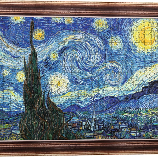 Puzzle mit Rahmen Sternennacht 500 Teile