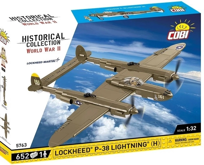 Bausatz Flugzeug Lockheed P-38H Lightning