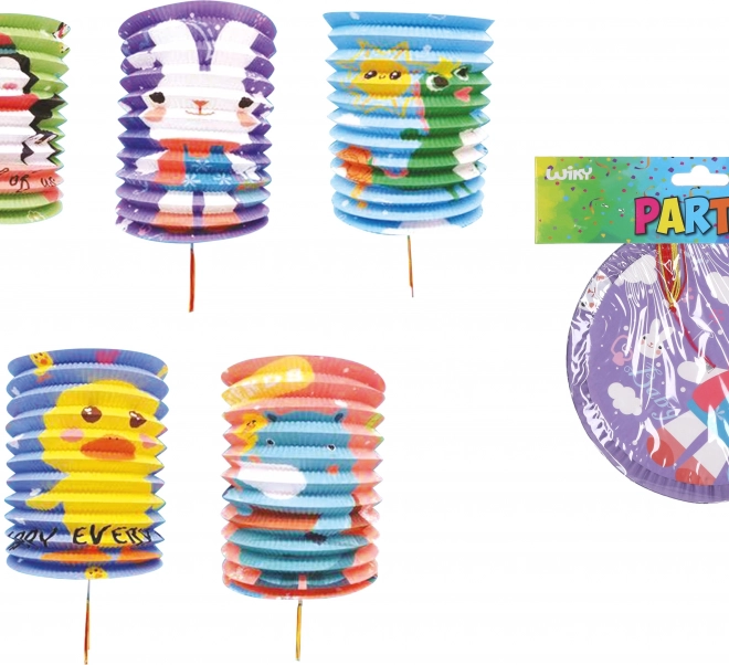 Lampion Zylinder Tiermotive
