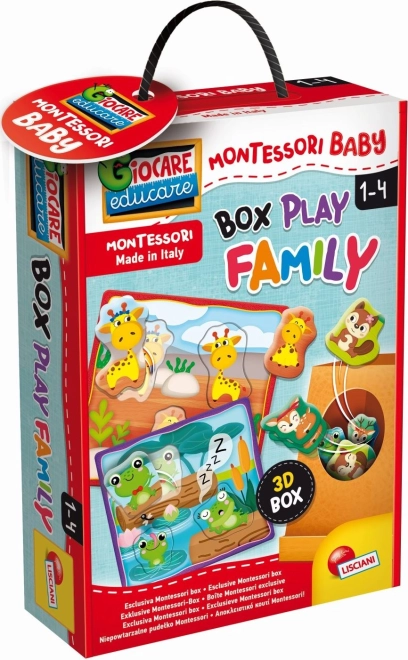 Montessori Baby Box Spiel Familie