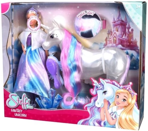 Puppe Steffi mit Einhorn