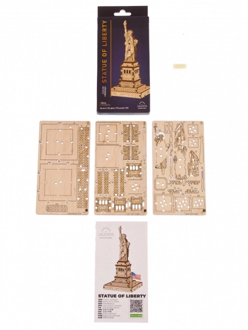 3D Holzmodell Freiheitsstatue
