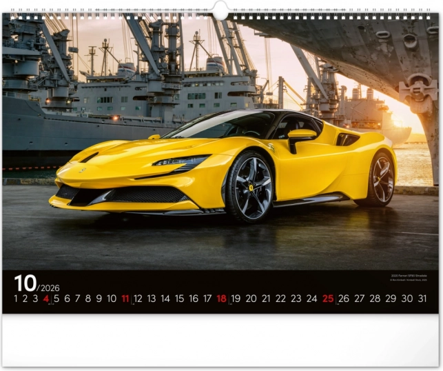 Wandkalender Schnelle Autos 2026