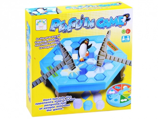 Pinguin-Spiel auf dem Eis