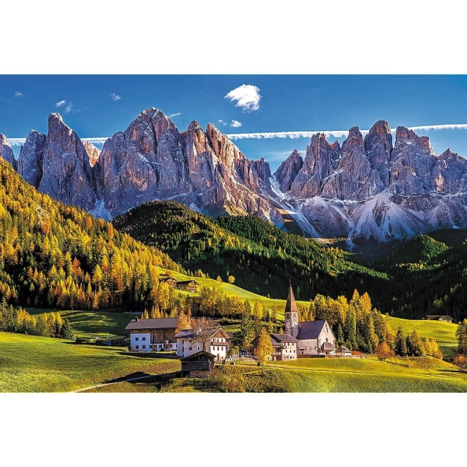 Beeindruckendes Motiv Val di Funes in den Dolomiten