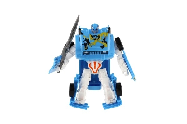 Blauer Transformer Roboter/Auto Spielzeug