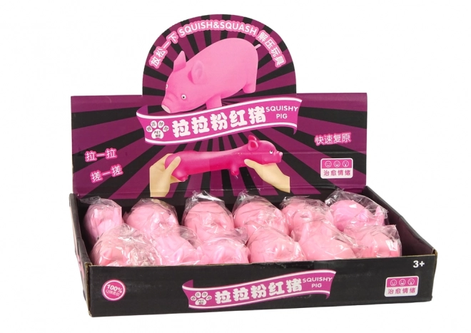 Elastisches rosa Squishy-Spielzeug Schwein