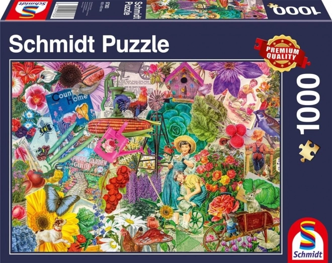 Schmidt Puzzle Spaß beim Gärtnern 1000 Teile