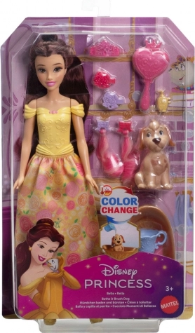 Disney Prinzessin Belle mit Hündchen – Bade- und Styling-Set