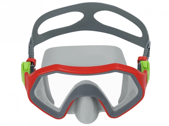 Farbenfrohe Schwimmmaske für Kinder ab 7 Jahren – Grau