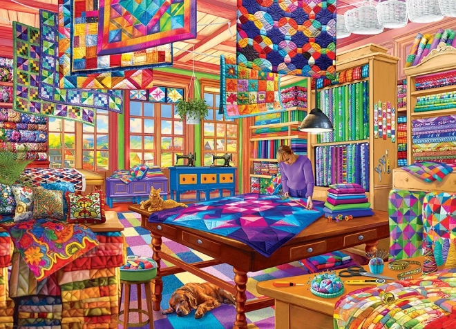Puzzle Näherin 1000 Teile Eurographics