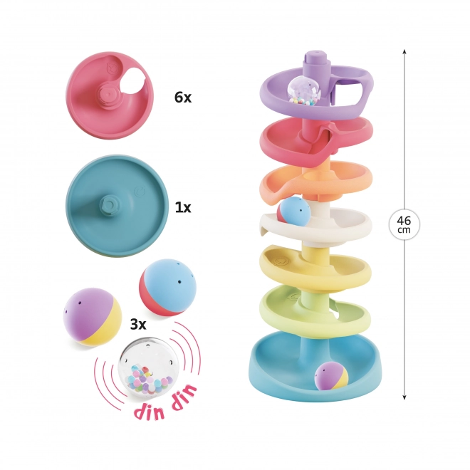 Quercetti Murmelbahn Spiral Tower Play Eco+