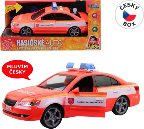 Feuerwehrauto mit tschechischer Stimme 24 cm