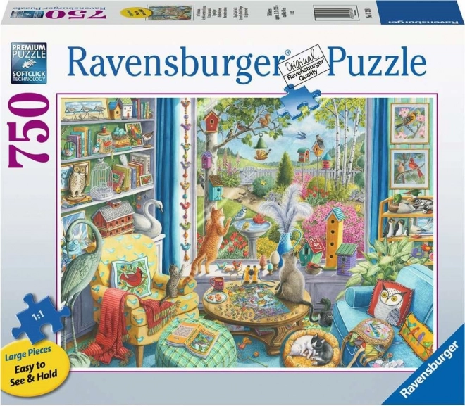 Vögel beobachten Puzzle XL 750 Teile