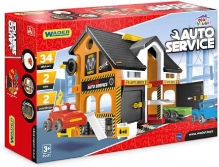 Play House Autoservice – zweistöckige Werkstatt für Kinder