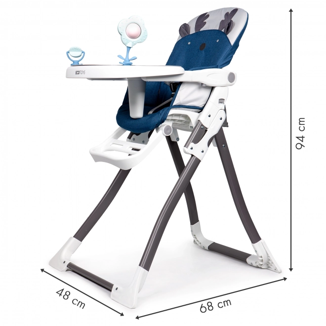 Faltbarer Hochstuhl Rentier Ecotoys