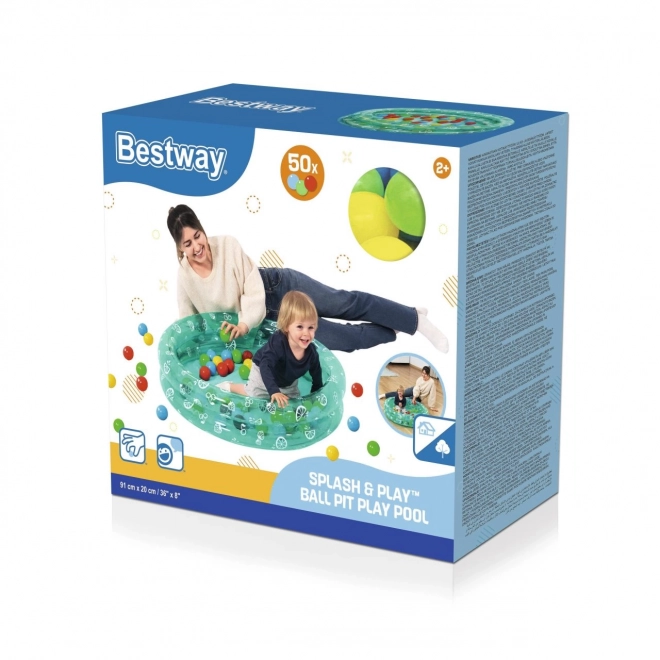 Bestway Kinderpool mit Bällen