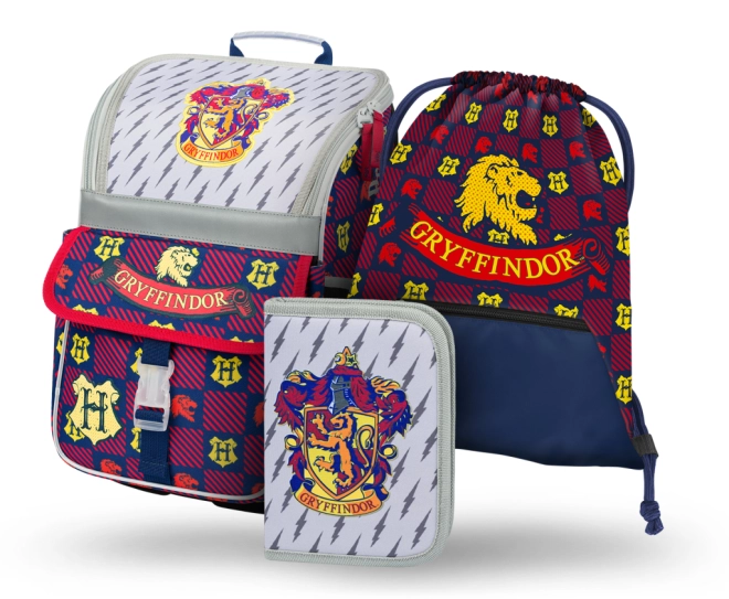 Komplettset 3-in-1: Schulranzen, Federmäppchen und Turnbeutel