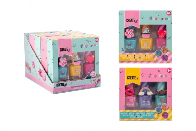 Nagellack-Set mit Candy-Anhänger