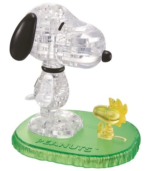 3D Kristallpuzzle Snoopy und Woodstock