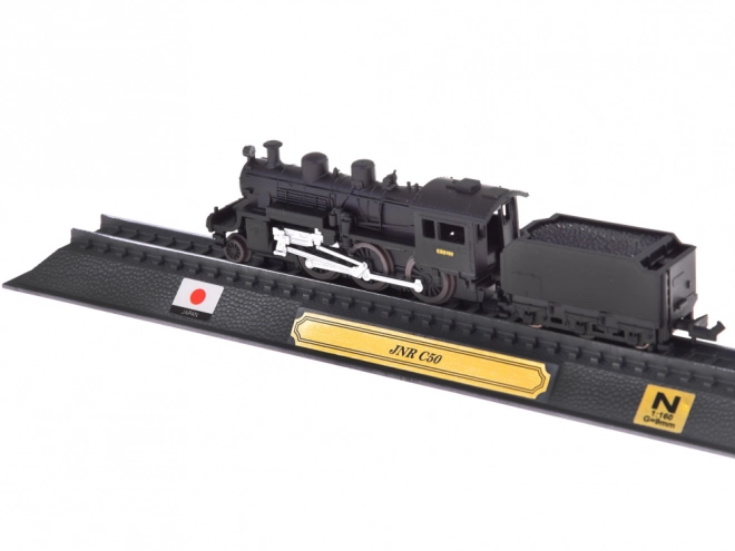 Elegantes Sammlermodell Lokomotive JNR C50 Japan 1:160