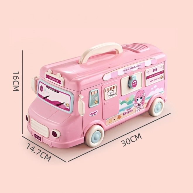 WOOPIE Wohnmobil für Puppen 2v1 Haus XXL