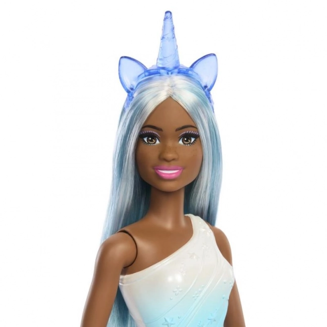 Barbie Einhorn Fee Puppe – Blaues Outfit