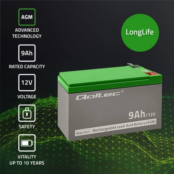 Gel-Batterie 12V 9Ah AGM