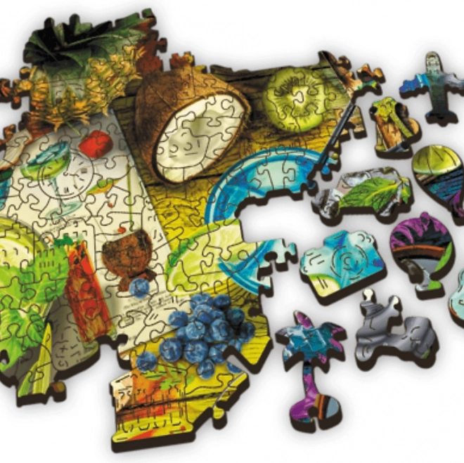 TREFL Holzpuzzle Bunte Cocktails 501 Teile