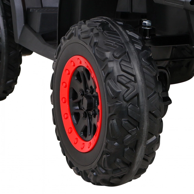 Kinderquad XT-Speed Rot mit 4x4 Antrieb, EVA, sanfter Start, MP3 und LED