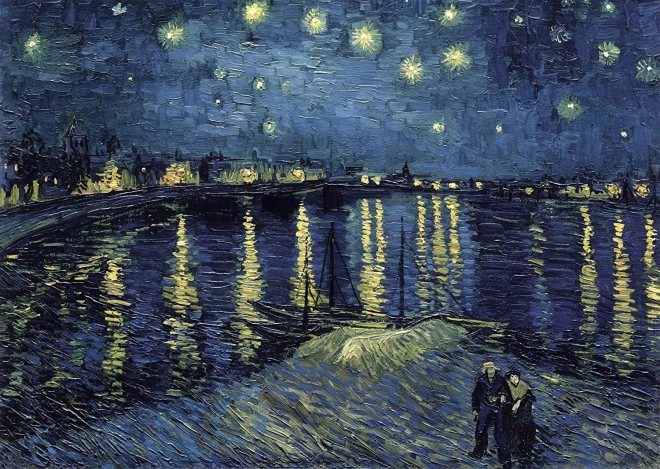 Puzzle Art Collection: Sternennacht über der Rhone - 1000 Teile